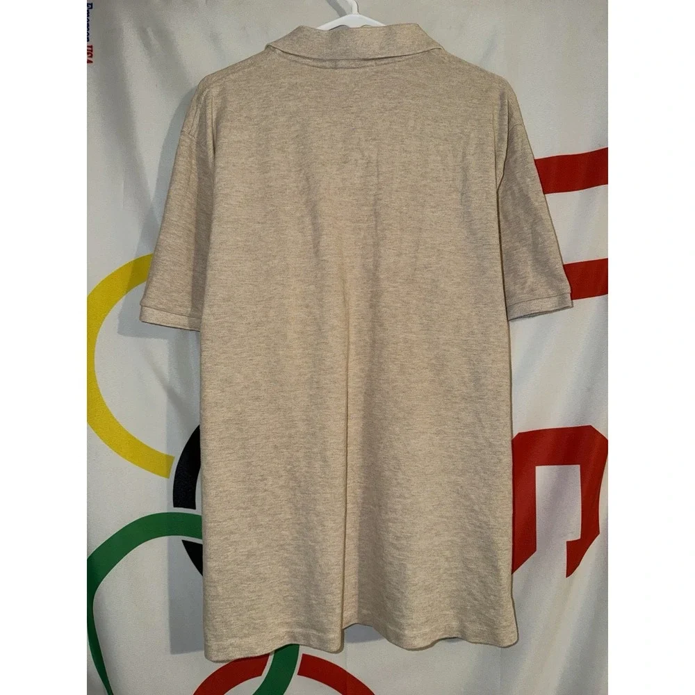 Polo Ralph Lauren Shirt Mens XL Beige Cotton Classic Fit